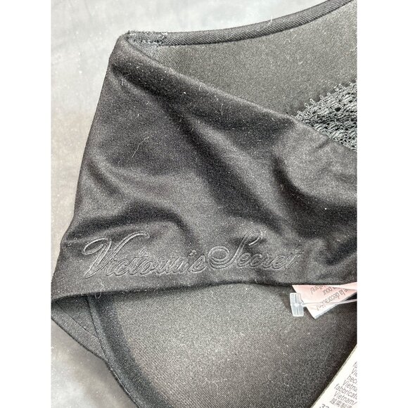 Victorias Secret Incredible Black 32C Padded Underwire Bra W/ Adjustable Straps - Picture 14 of 14